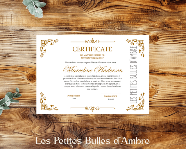 Fête des Mères - Diplomes